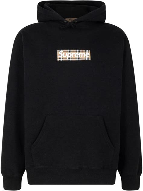 surpreme burberry|Burberry supreme hoodie.